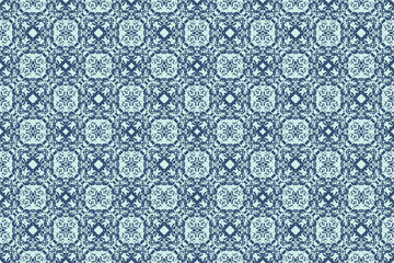 Abstract seamless pattern, seamless wallpaper, seamless background designed for use for interior,wallpaper,fabric,curtain,carpet,clothing,Batik,satin,background , illustration, Embroidery style.