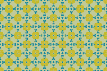 Abstract seamless pattern, seamless wallpaper, seamless background designed for use for interior,wallpaper,fabric,curtain,carpet,clothing,Batik,satin,background , illustration, Embroidery style.