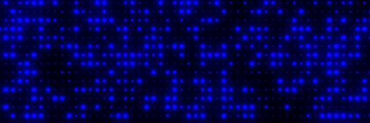 Obraz premium Abstract graphic blue grid digital futuristic bokeh circle background