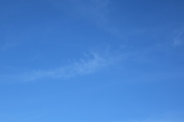 Cloudy and bluesky background, soft focus.