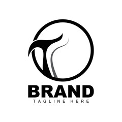 Letter T Logo, Letter Alphabet Design, Vector Logotype, Initial T Product Brand