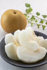 新鮮で美味しい梨