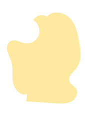 Pastel Abstract Shapes Blob Graphic 