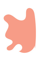 Pastel Abstract Shapes Blob Graphic 