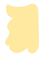 Pastel Abstract Shapes Blob Graphic 