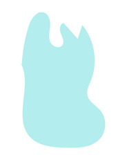 Obraz premium Pastel Abstract Shapes Blob Graphic 