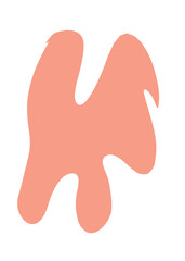 Pastel Abstract Shapes Blob Graphic 