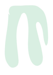 Pastel Abstract Shapes Blob Graphic 