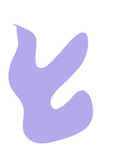 Pastel Abstract Shapes Blob Graphic 