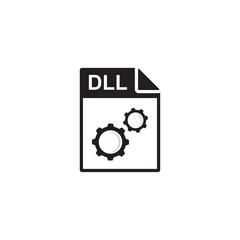 dll file icon , document icon