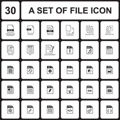 file icon , document icon vector