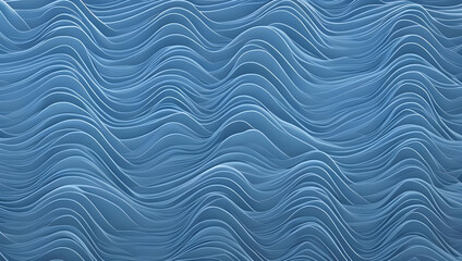 BLUE WAVES 3D ABSTRACT BACKGROUND