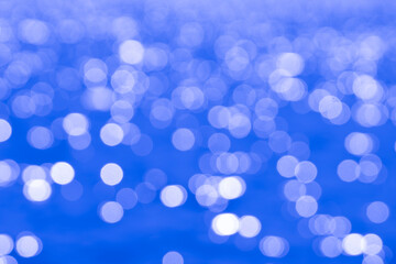 blue bokeh background