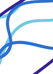 Naklejka premium Blue Lines Abstract Background 