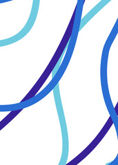 Blue Lines Abstract Background 