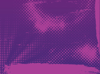 vector abstract grunge texture Background with halftone effect. pink, magenta, brush vector background.