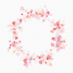 Heart love vector Valentine Pink amour symbols.