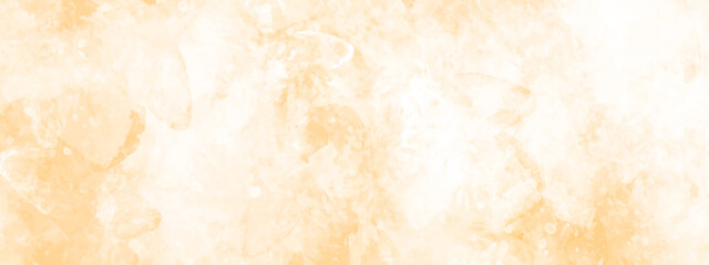 Orange watercolor background with vintage texture design. Abstract watercolor background hand print colorful gradient ink. Colorful painted background texture. 