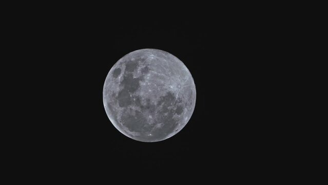 Last year, the Moon by months