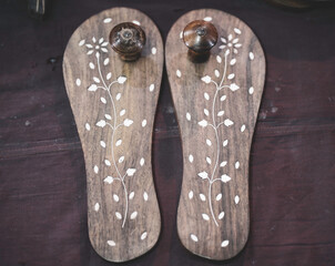 Handicraft Bazar Wooden Slippers