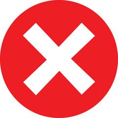 red cross mark circle PNG Icon