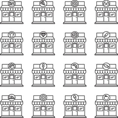 stores collection icons