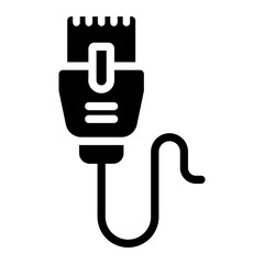 ethernet glyph icon