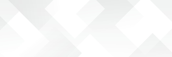 Abstract white Geometric banner design background.