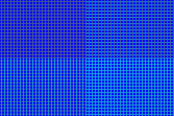 Abstract seamless geometric blue background, interlaced grid