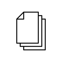 Paper icon vector design templates