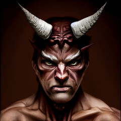 devil portrait. Main villain.