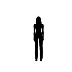 woman silhouette image