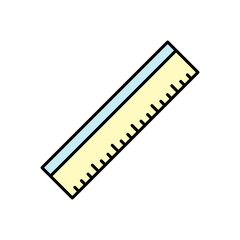 Ruler icon vector design templates