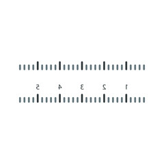 Ruler icon vector design templates