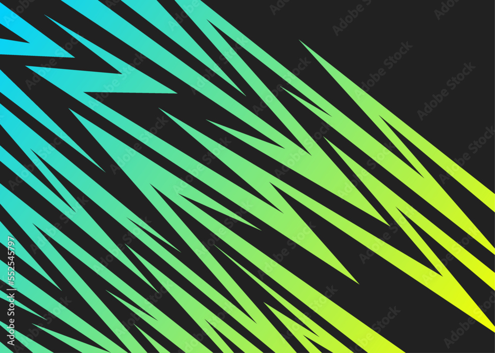 Poster Abstract background with gradient color arrow line pattern