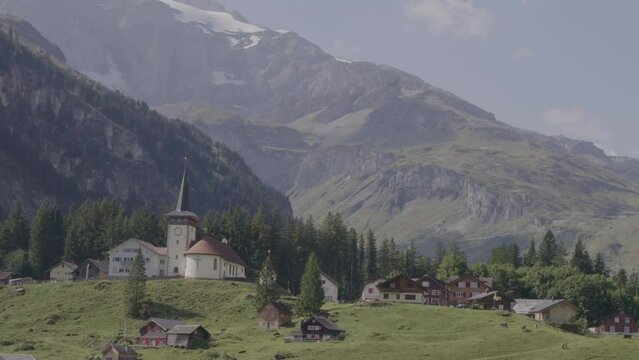 Driving video of the Sustenpass in Switzerland. The Susten pass is a famous alp road and has a scenic mountain panorama. View from the car. Experience calming nature and exciting pass roads.