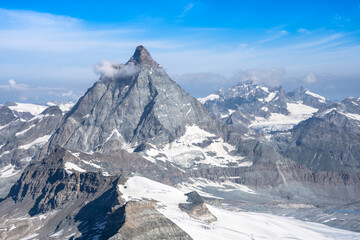 Fototapeta na wymiar Alpine panorama view