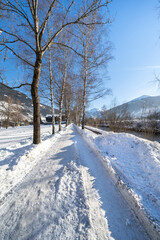 Obraz premium Snow mountains landscape