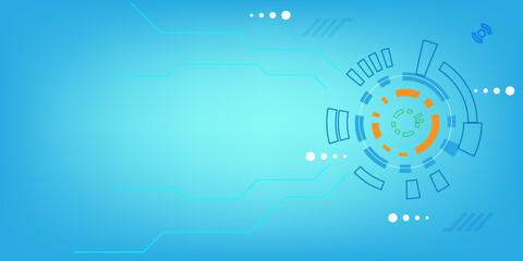 Digital network background