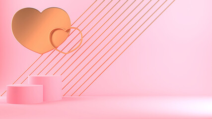 Valentine day design concept. Love background