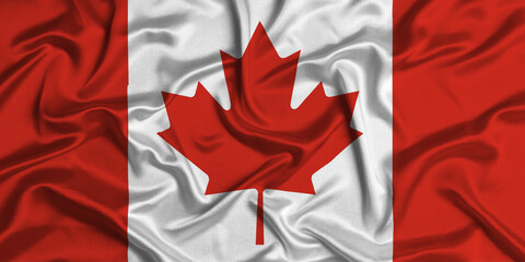 Illustration of Canada flag