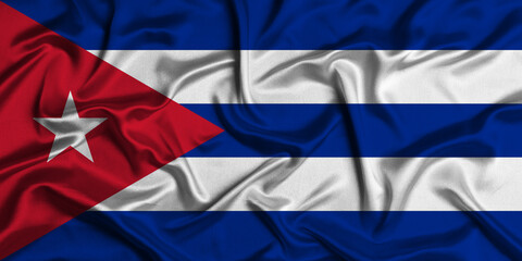 Illustration of Cuba flag