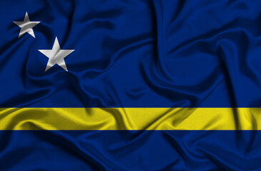 Illustration of Curacao flag