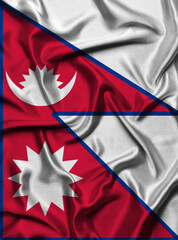 Illustration of Nepal flag