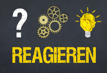 reagieren