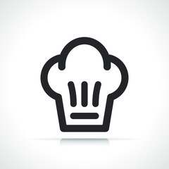chef hat icon symbol vector