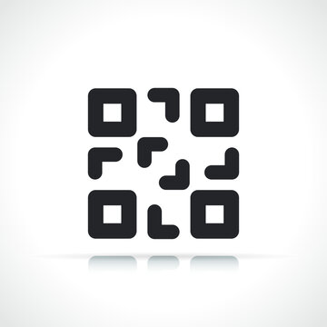 qr code icon symbol vector