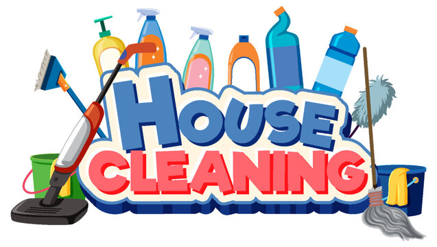 House Cleaning text banner