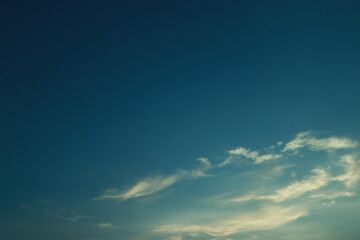 Summer blue sky cloud gradient light white background