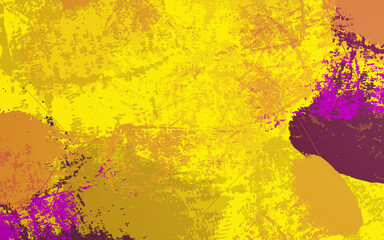 Abstract gruge texture paintbrush multicolor background